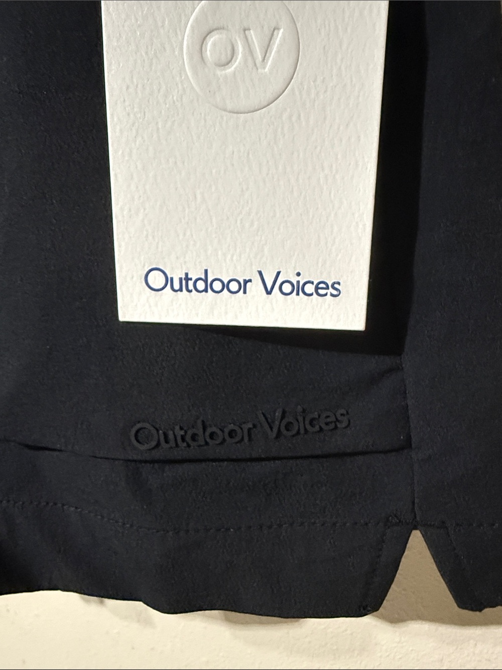 NWT Outdoor Voices Black RekTrek Shorts - Picture 2 of 7